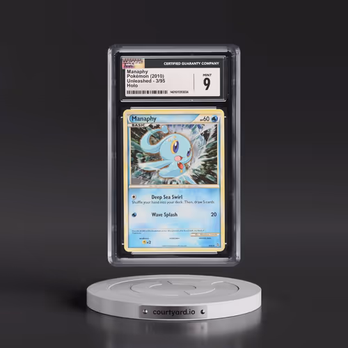 2010 Unleashed #3/95 Manaphy - Holo (CGC 9 MINT)