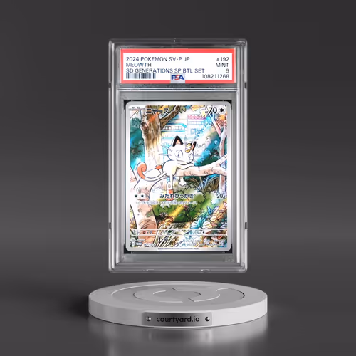 2024 Pokémon SV-P Promo #192 Meowth - Start Deck Generations Special Battle Set (PSA 9 MINT)