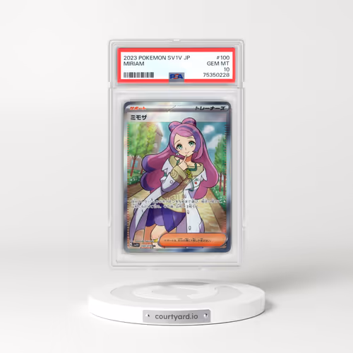 2023 Pokémon Sv1v-Violet EX #100 Miriam - Super Rare (PSA 10 GEM MINT)