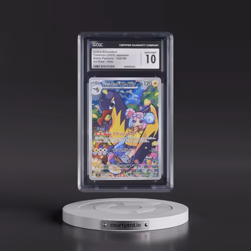 2025 Battle Partners - sv9 #104/100 Iono's Kilowattrel - Art Rare Holo (CGC 10 GEM MINT)