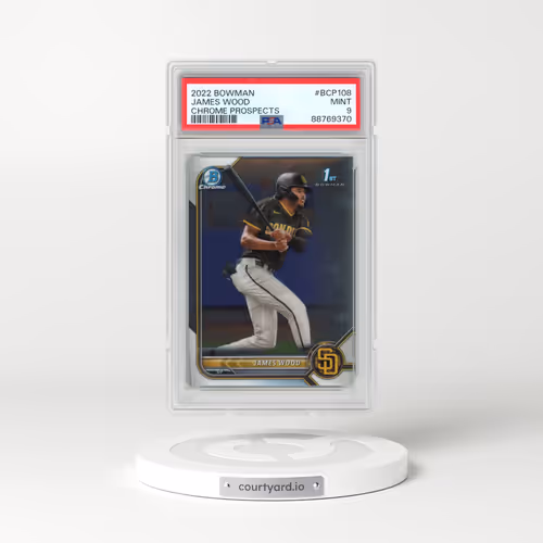 2022 Bowman Chrome Prospects #BCP108 James Wood (PSA 9 MINT)