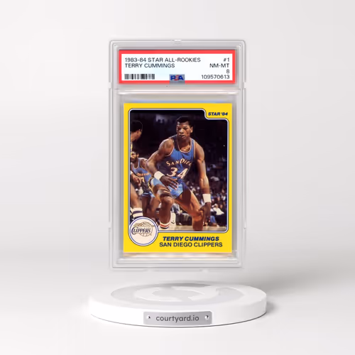 1983 Star All-Rookies #1 Terry Cummings (PSA 8 NM-MT)