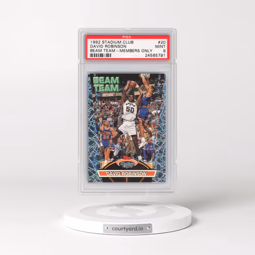 1992 Stadium Club Beam Team #20 David Robinson - Members Only (PSA 9 MINT)