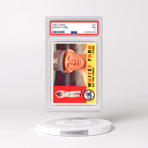 1960 Topps #35 Whitey Ford (PSA 7 NM)