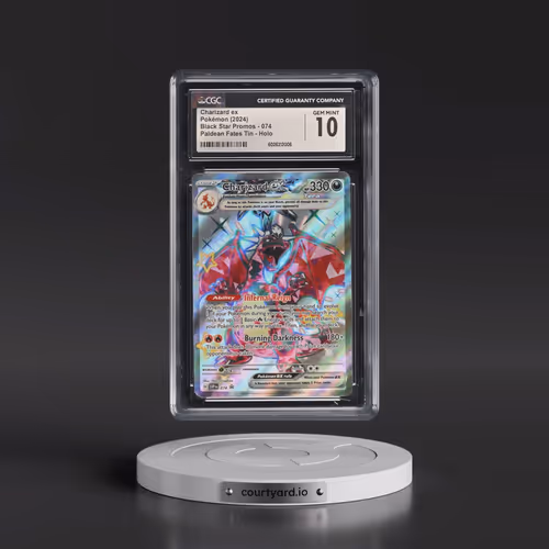 2023 Black Star Promos - Scarlet & Violet SVP EN #074 Charizard ex - Paldean Fates Tin (Holo) (CGC 1