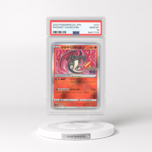 2022 Pokémon Go #011 Radiant Charizard - Holo (PSA 10 GEM MINT)