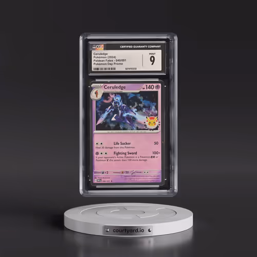 2024 Paldean Fates - PAF EN #040/091 Ceruledge - Pokémon Day Promo (Cosmos Holo) (CGC 9 MINT)