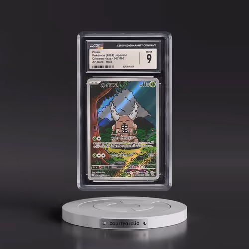2024 Crimson Haze #067/066 Pinsir - Art Rare Holo (CGC 9 MINT)