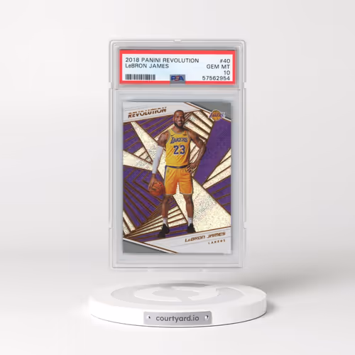 2018 Panini Revolution #40 LeBron James (PSA 10 GEM MINT)