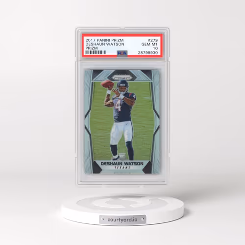 2017 Panini Prizm #279 Deshaun Watson - Prizm (PSA 10 GEM MINT)
