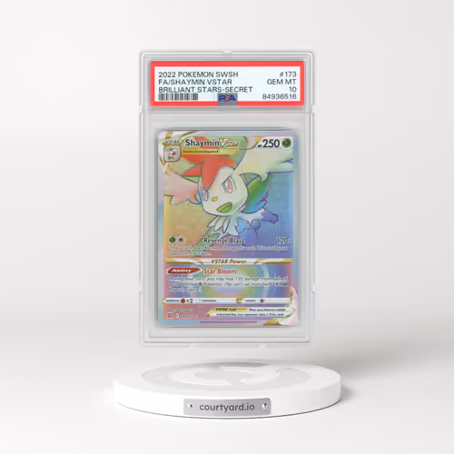 2022 Pokémon Sword & Shield Brilliant Stars #173 Shaymin Vstar - Full Art Secret (PSA 10 GEM MINT)