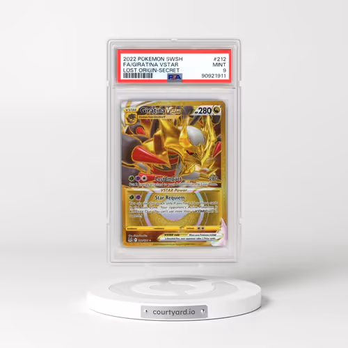 2022 Pokémon Sword & Shield Lost Origin #212 Giratina Vstar - Full Art Secret (PSA 9 MINT)