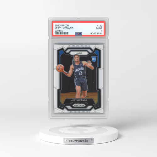 2023 Panini Prizm #132 Jett Howard - White Prizm (PSA 9 MINT)