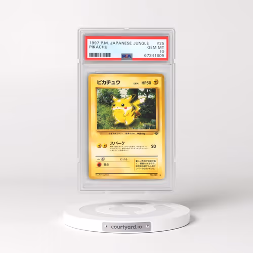 1997 Pokémon Jungle #25 Pikachu (PSA 10 GEM MINT)
