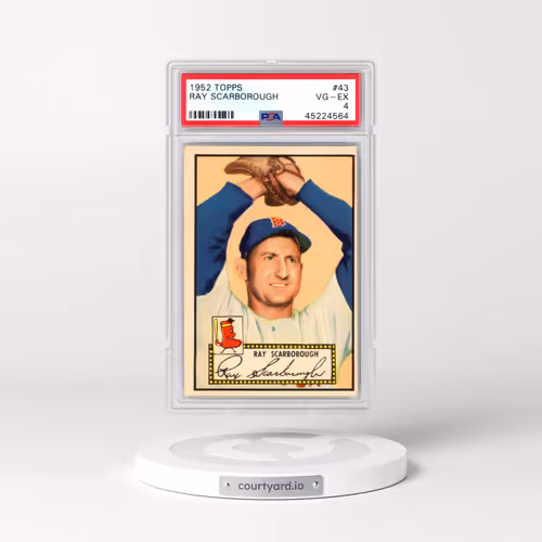 1952 Topps #43 Ray Scarborough (PSA 4 VG-EX)
