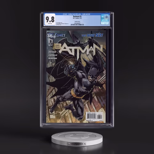 Batman #3 CGC 9.8 White Pages (DC Comics, 1/12) - Universal Variant Cover