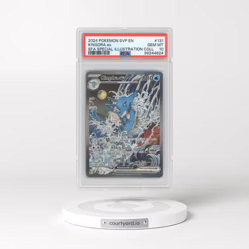 2024 Pokémon Svp EN-SV Black Star Promo #131 Kingdra EX - Holo Shrouded Fable Special Illustration Collection (PSA 10 GEM MINT)