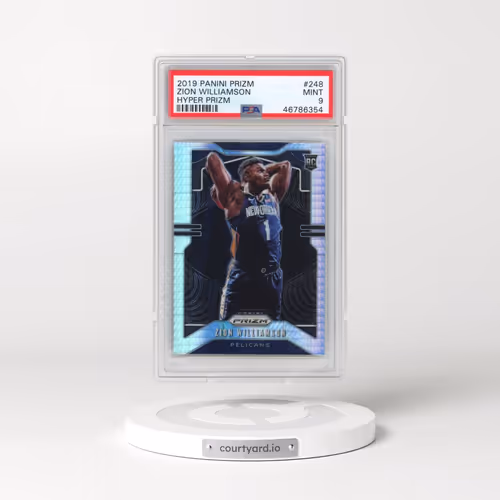 2019 Panini Prizm #248 Zion Williamson - Hyper Prizm (PSA 9 MINT)