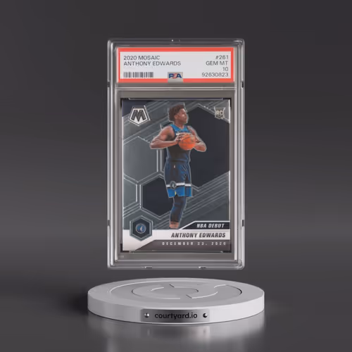 2020 Panini Mosaic #261 Anthony Edwards (PSA 10 GEM MINT)