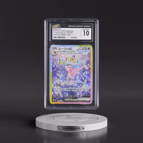 2024 High Class Pack: Terastal Fest ex - sv8a #211/187 Espeon ex - Special Art Rare Holo (CGC 10 GEM