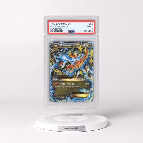 2014 Pokémon XY Flashfire #69 M Charizard EX - Holo (PSA 9 MINT)