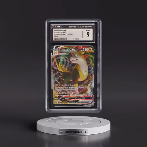 2019 Fusion Strike #104/264 Boltund VMAX - Holo (CGC 9 MINT)