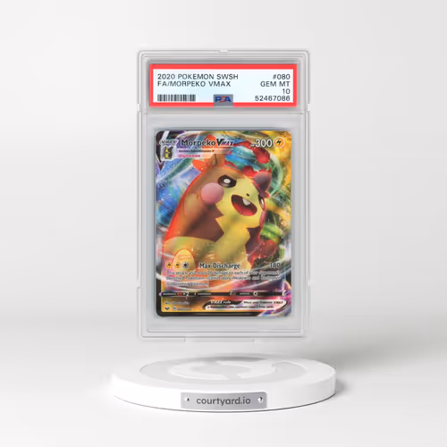 2020 Pokémon Sword & Shield #080 Morpeko Vmax - Full Art (PSA 10 GEM MINT)