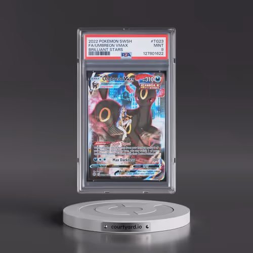 2022 Pokémon Sword & Shield Brilliant Stars #TG23 Umbreon Vmax - Full Art (PSA 9 MINT)