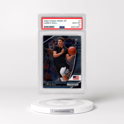 2020 Panini Prizm Draft Picks #3 LaMelo Ball (PSA 10 GEM MINT)