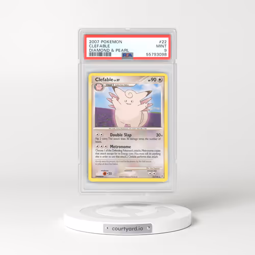 2007 Diamond & Pearl #22 Clefable (PSA 9 MINT)