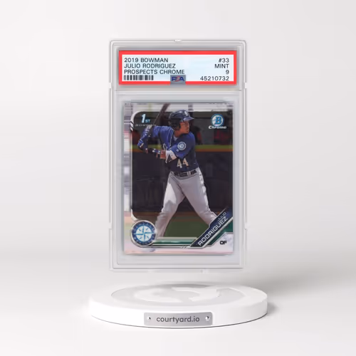 2019 Bowman Prospects Chrome #33 Julio Rodriguez (PSA 9 MINT)
