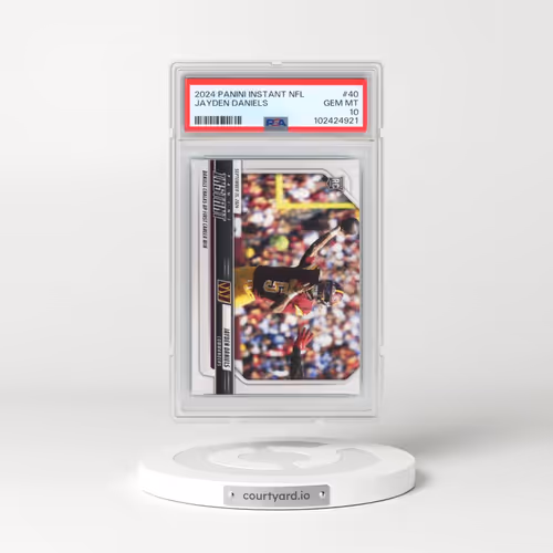 2024 Panini Instant NFL #40 Jayden Daniels (PSA 10 GEM MINT)