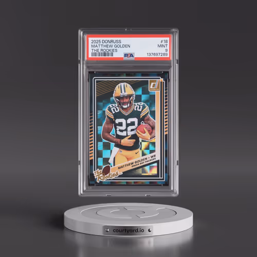 2025 Panini Donruss the Rookies #18 Matthew Golden (PSA 9 MINT)