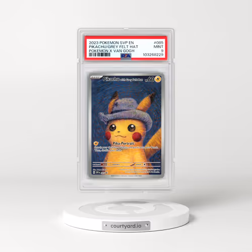 2023 Pokémon Svp EN-SV Black Star Promo #085 Pikachu With Grey Felt Hat - Pokemon X Van Gogh (PSA 9 MINT)
