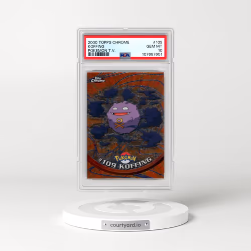 2000 Topps Chrome Pokémon T.V. #109 Koffing (PSA 10 GEM MINT)