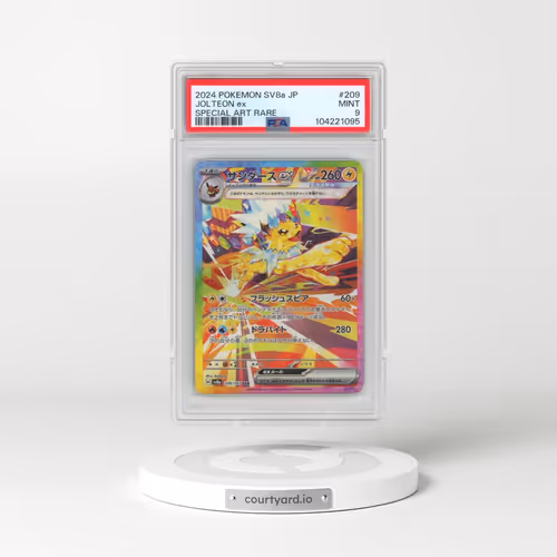 2024 Pokémon Sv8a-Terastal Fest EX #209 Jolteon EX - Holo Special Art Rare (PSA 9 MINT)