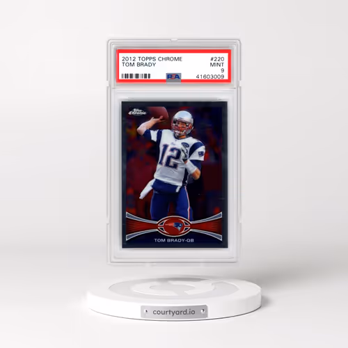 2012 Topps Chrome #220 Tom Brady (PSA 9 MINT)