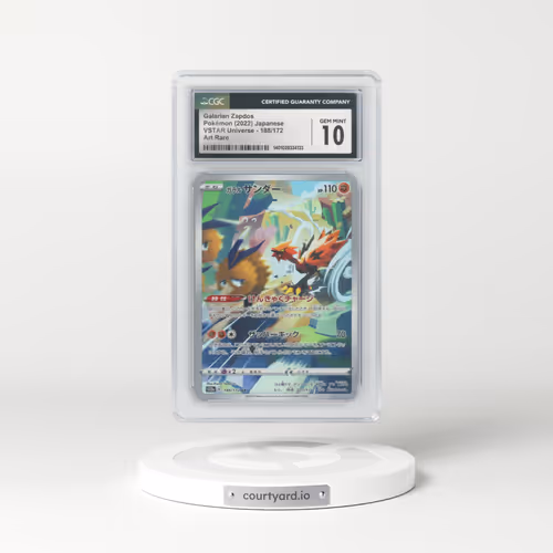 2022 VSTAR Universe #188/172 Galarian Zapdos - Art Rare (CGC 10 GEM MINT)