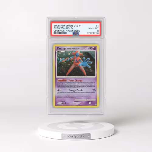 2008 Pokémon Diamond & Pearl Legends Awakened #1 Deoxys - Holo (PSA 8 NM-MT)