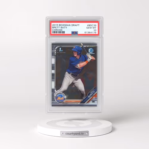 2019 Bowman Draft #BDC39 Brett Baty - Chrome (PSA 10 GEM MINT)