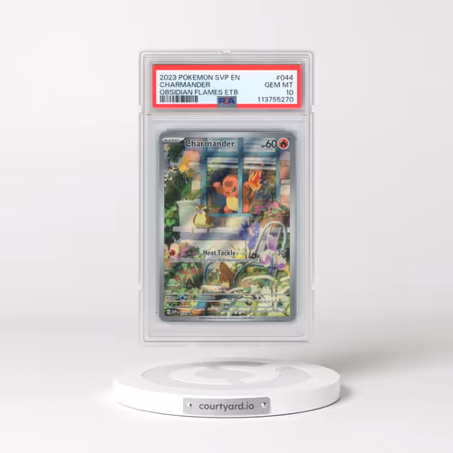 2023 Pokémon Svp EN-SV Black Star Promo #044 Charmander - Obsidian Flames Elite Trainer Box (PSA 10 