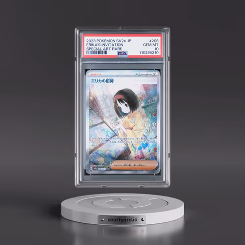 2023 Pokémon Sv2a-Pokemon 151 #206 Erika's Invitation - Special Art Rare (PSA 10 GEM MINT)