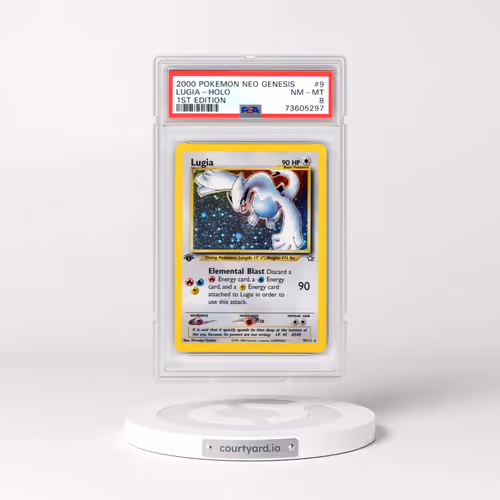 2000 Pokémon Neo Genesis #9 Lugia - 1st Edition Holo (PSA 8 NM-MT)