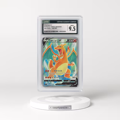 2022 Star Birth #102/100 Charizard V - Holo (CGC 9.5 MINT+)