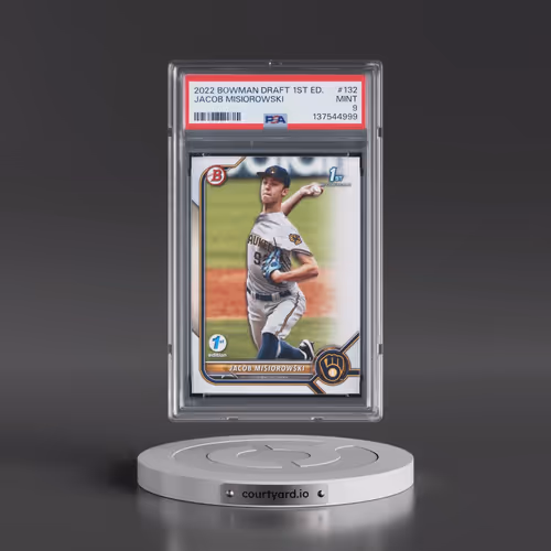 2022 Bowman Draft 1st Edition #132 Jacob Misiorowski (PSA 9 MINT)