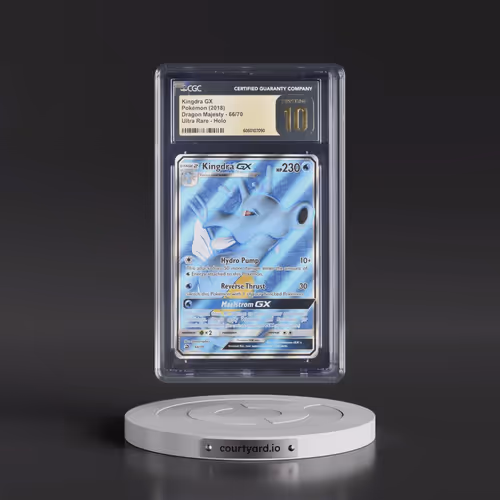 2018 Dragon Majesty #66/70 Kingdra GX - Ultra Rare Holo (CGC 10 PRISTINE)