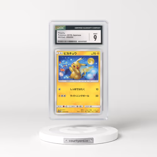 2019 Japanese GG End #9 Pikachu (CGC 9 MINT)