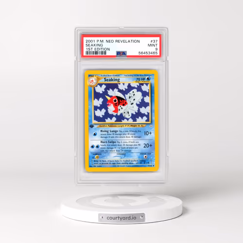 2001 Pokémon Neo Revelation #37 Seaking - 1st Edition (PSA 9 MINT)