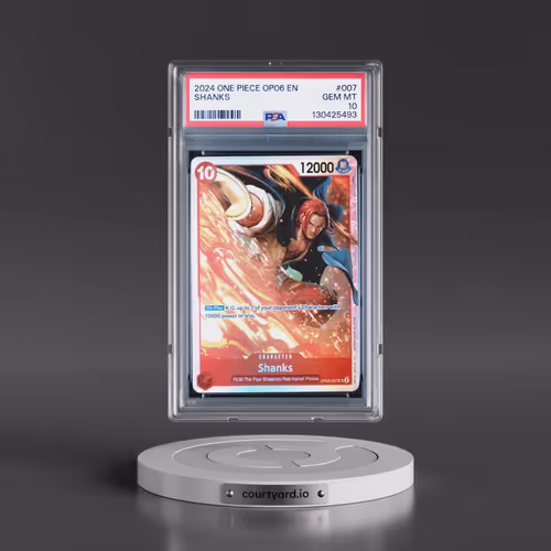 2024 One Piece OP06-Wings of the Captain #007 Shanks (PSA 10 GEM MINT)