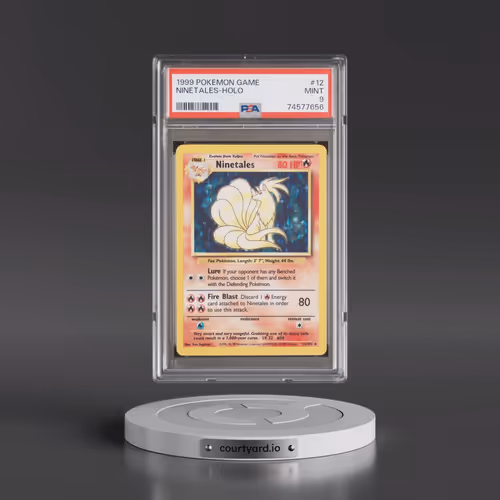 1999 Pokémon Game #12 Ninetales - Holo (PSA 9 MINT)